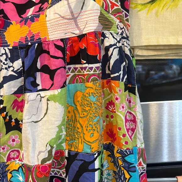 J. Crew vintage HTF Multicolor Patchwork Tank Top - Picture 4 of 8